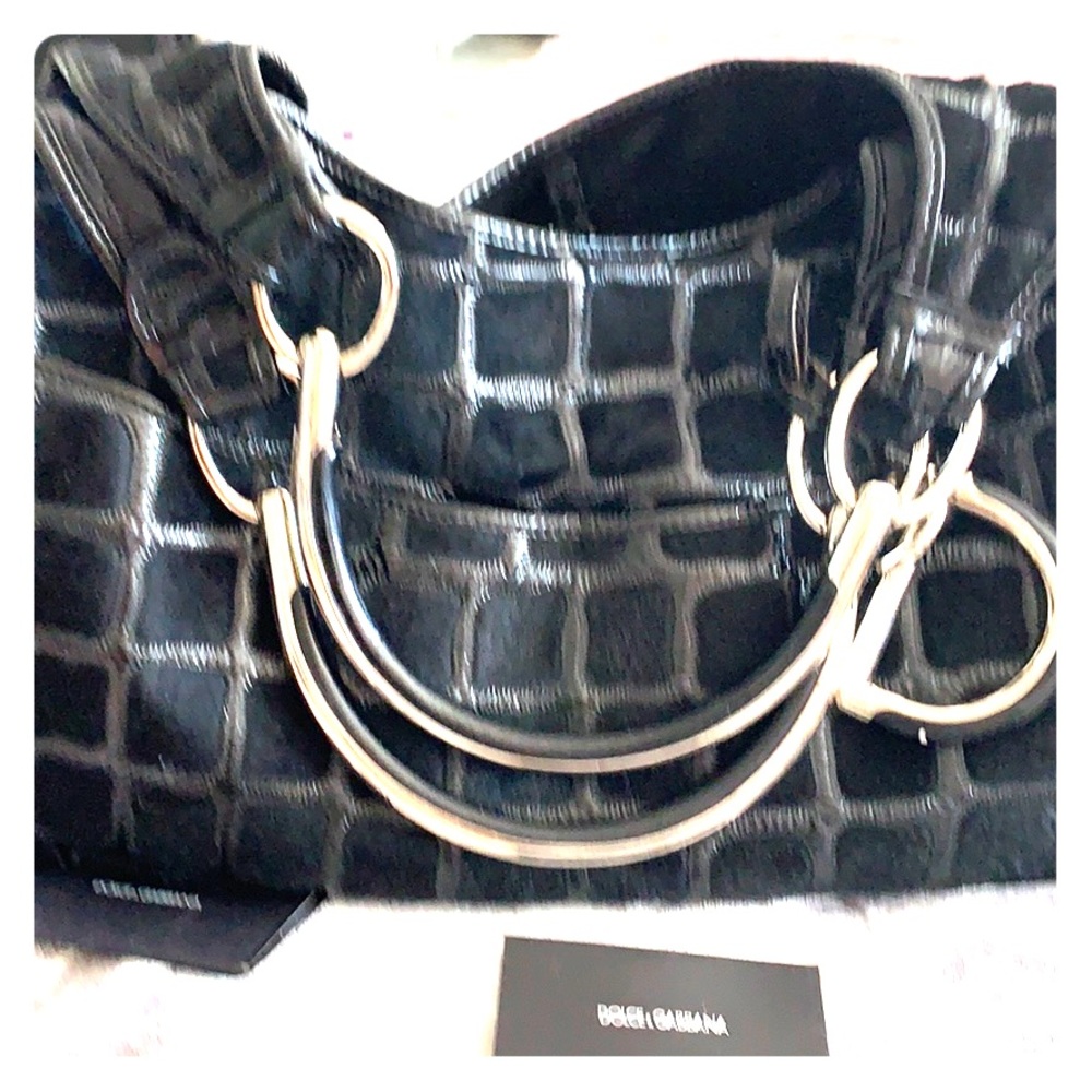 Brand Dior black pony hair purse ...REAL